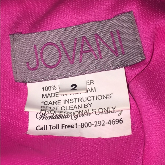 Jovani Prom Dress size 2 (hotpink) - Picture 4 of 4