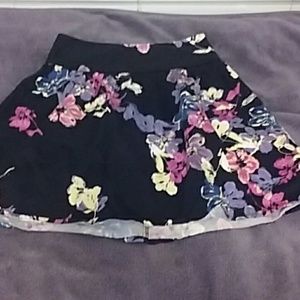 Floral print skirt