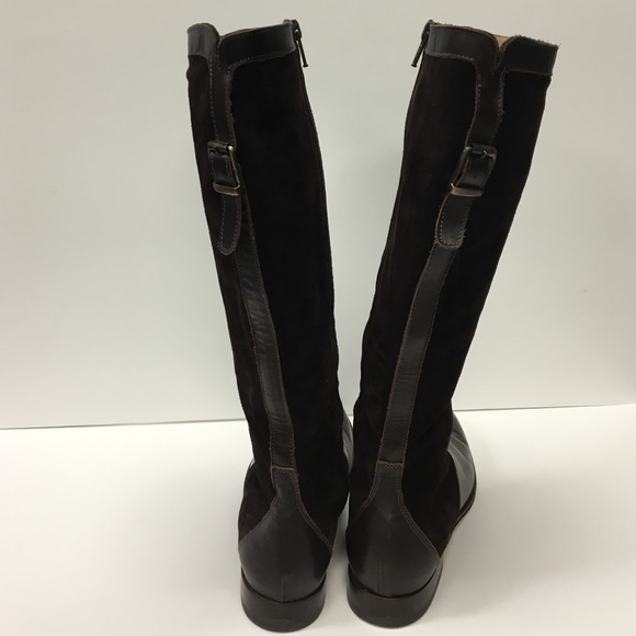 J. Crew suede and leather boots - Picture 2 of 4