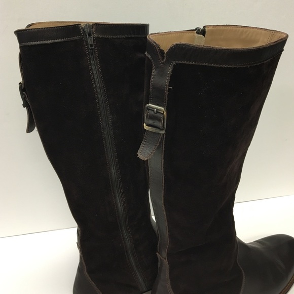 J. Crew suede and leather boots - Picture 4 of 4