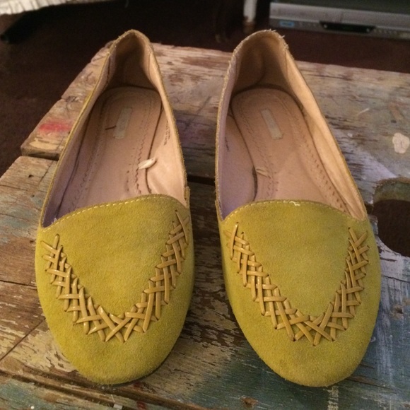 Suede pointed slip on flats - Picture 1 of 3