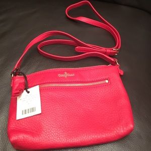 Cole Haan Ali mini cross body red bag