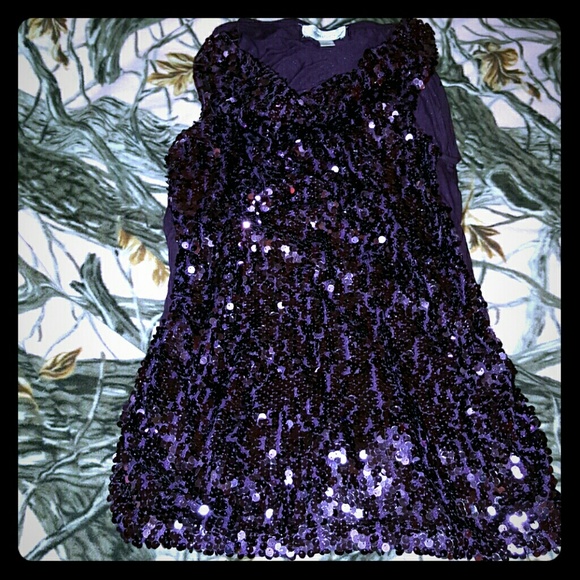 Sparkley purple tank
