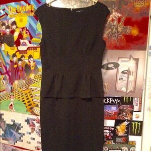 Black Peplum Dress