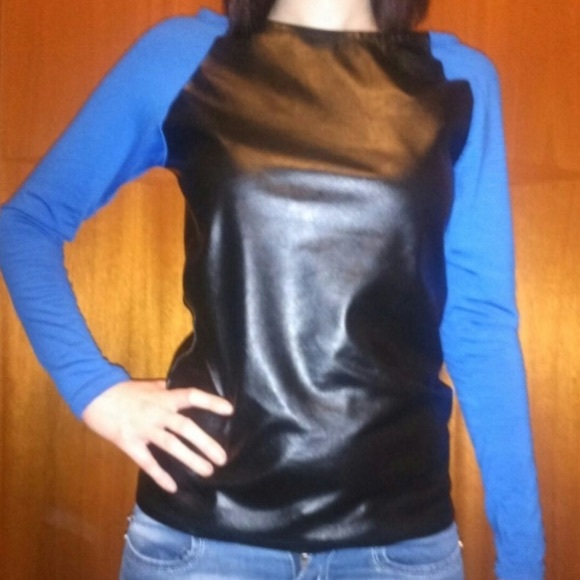 Synthetic Leather long sleeve - Picture 2 of 2