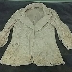 lace blazer