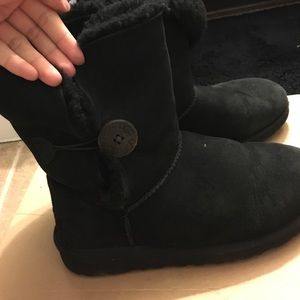 UGG black short boots