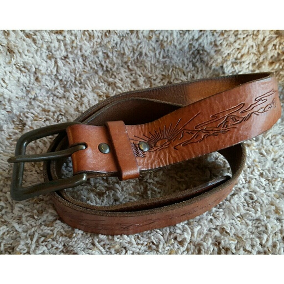 Cognac authentic Leather Belt**