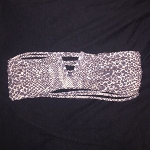 Acacia snake strapless top