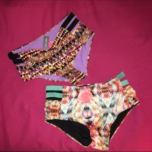✨RESERVED✨Colorful Bathing Suit Bottoms