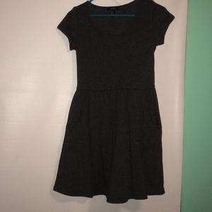 Heather Gray Babydoll Dress
