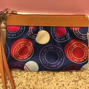 SOLD!! Coach wristlet