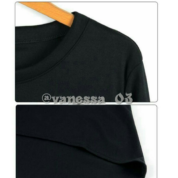 Hi-Lo Long Sleeve Semi-Sheer Shirt. - Picture 4 of 4