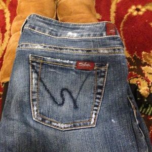 Silver jeans