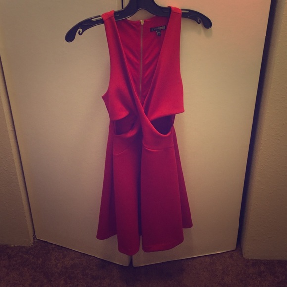 Express cut out dress, size two