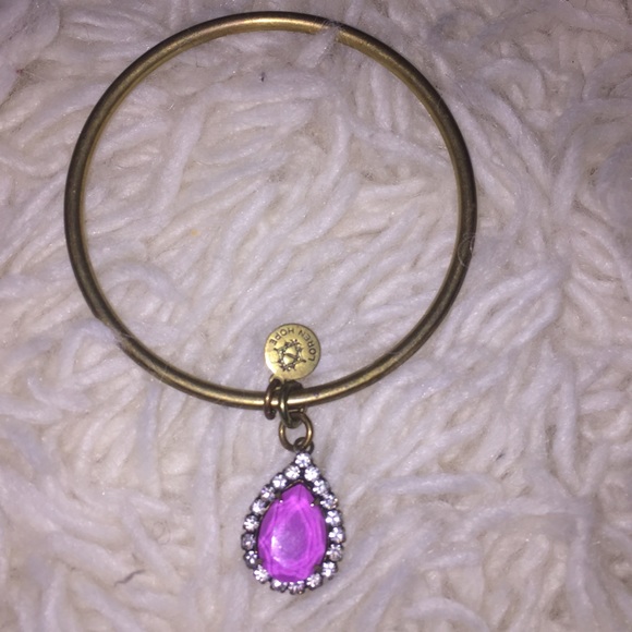 Loren hope purple bangle bracelet
