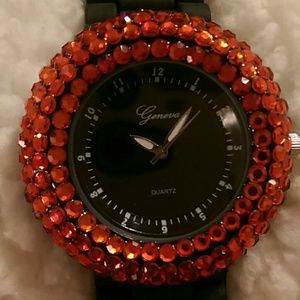 Geneva fashion watch, needs battery