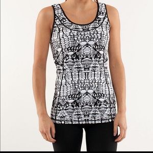 Lululemon Glacier Lace Stay On Course Tank Sz 2