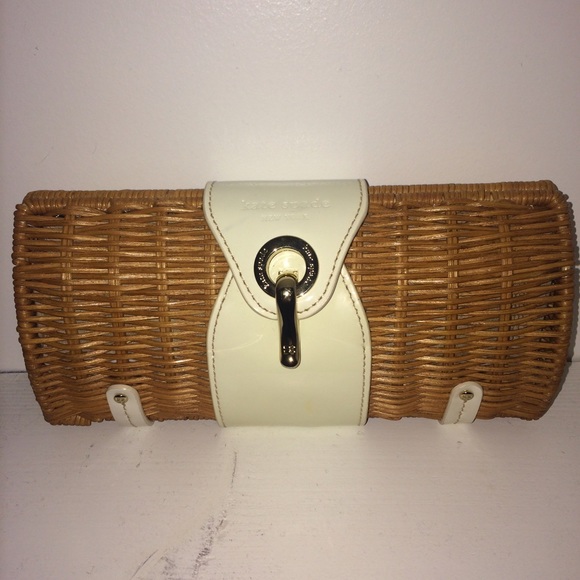 kate spade Straw Clutch