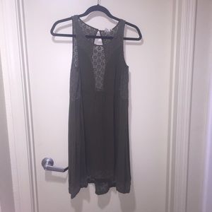 Olive Anthropologie Dress