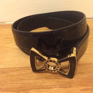 Black Patent Leather Belt from Morgan De Toi