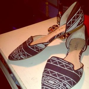 Aztec pattern Flats
