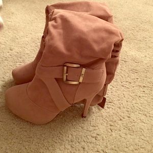 Knee high high heel boots!