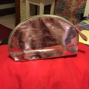 Avon pink shimmer makeup bag