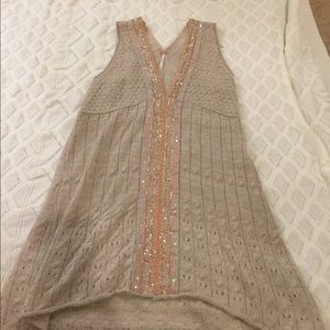 Free people embellished sweater dress