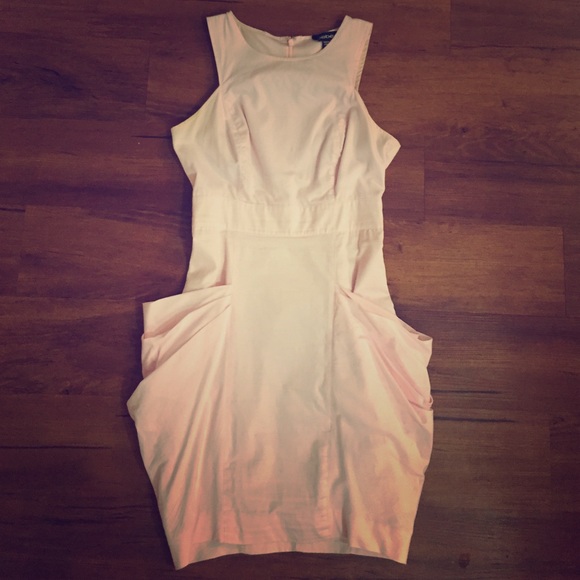 baby pink bebe dress