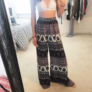 Boho Hippie Flared Pants