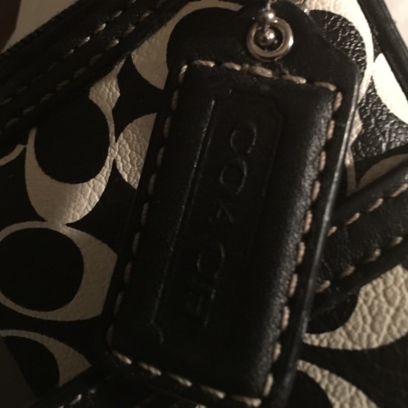 Small coach bag black and white - Picture 2 of 2