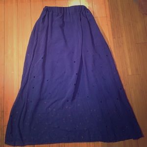 Blue maxi skirt from UK