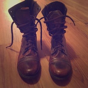 Steve Madden combat boots