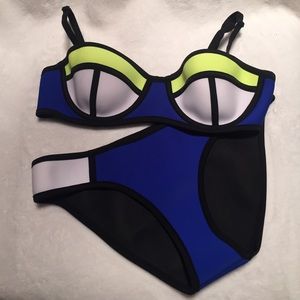 Triangl Dupe - Poppy - Blue Crush