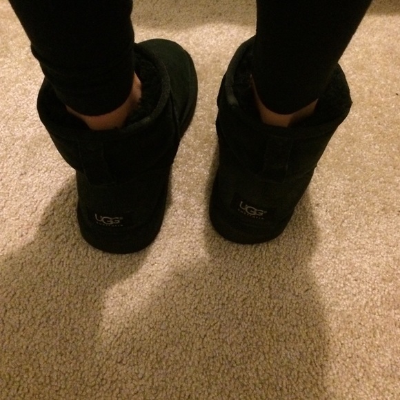 Miniature black uggs.