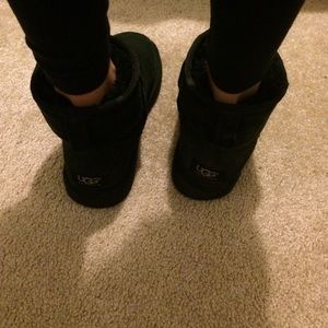 Miniature black uggs.