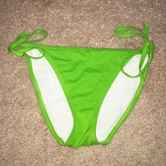 VS Green bikini bottoms
