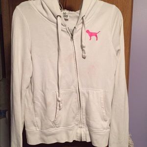 PINK zip up hoodie