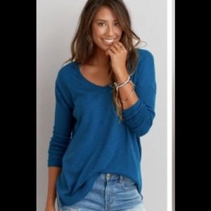 AEO Joshua Tree Sweater Blue