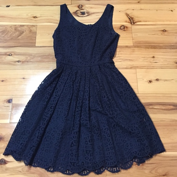 J. Crew navy sun dress