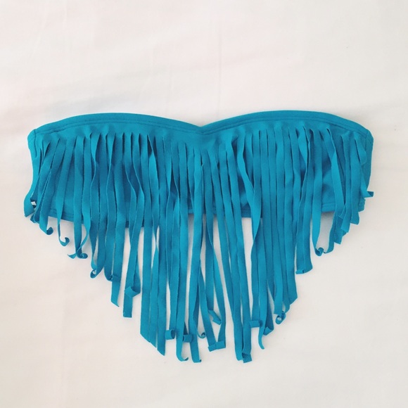 Fringe bikini top