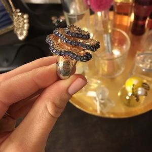 Rose gold & purple gem ring!