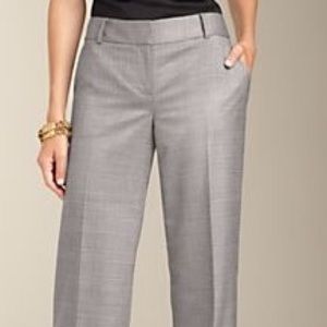 Talbots Signature Trousers Sz 8L Black/White