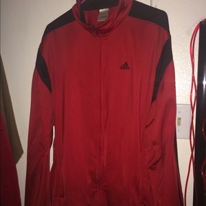 ‼️GOING BACK IN CLOSET‼️ Red MENS adidas jacket.