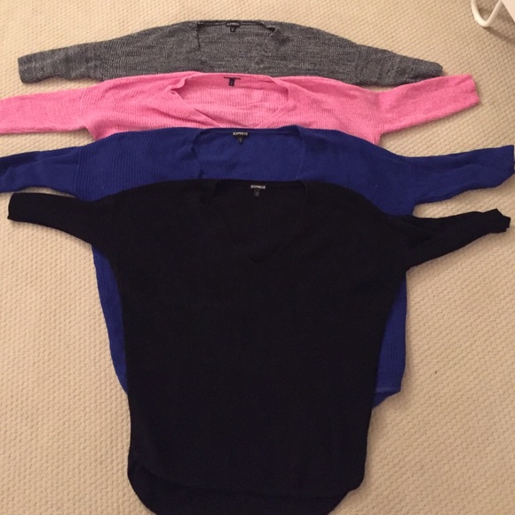 Express Sweaters - 4 SZ M express tunic, chunky sweaters!