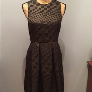 Anthropologie polka dot dress