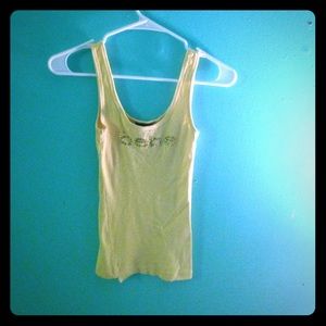 Yellow Bebe tank top