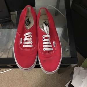 Red Women's Vans