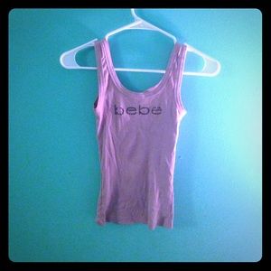 Pink/purple Bebe tank top